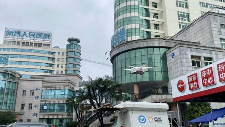 Startup vận chuyển hàng hoá bằng drone thời Covid-19