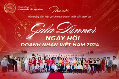 Thư mời tham dự: Lễ kỷ niệm 20 năm Ngày truyền thống Doanh nhân Việt Nam 13/10/2024