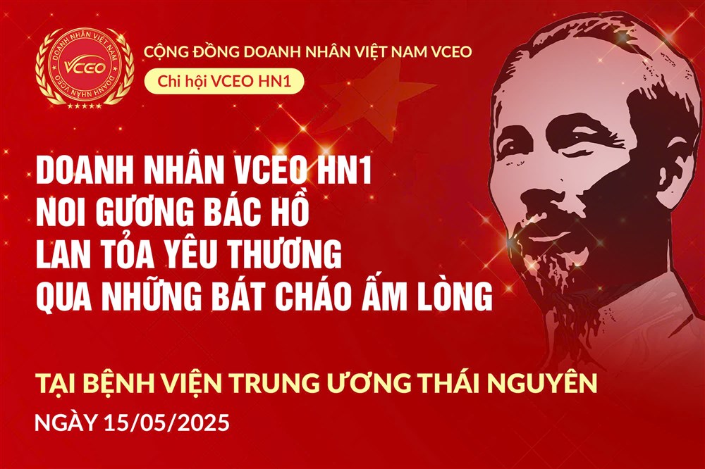Doanh nhân VCEO noi gương Bác Hồ - Lan tỏa tình yêu thương qua những bát cháo ấm lòng nhân dân