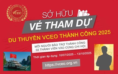 Chiến dịch: Bảo trợ 2 thành viên - Nhận ngay vé du thuyền VCEO thành công 2025