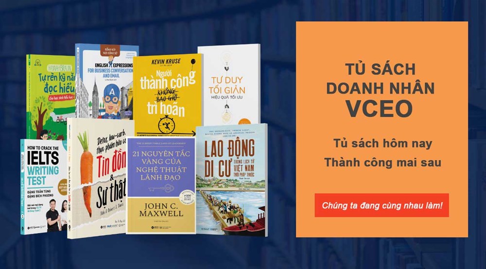 Tủ sách Doanh nhân VCEO: Từ một viên gạch nhỏ cũng đủ để xây một ước mơ lớn
