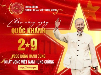 VCEO Cùng Doanh nhân Việt Nam thắp sáng khát vọng hùng cường trong Quốc khánh 80 Năm độc lập dân tộc