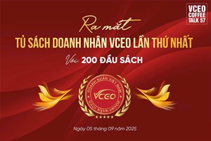 VCEO Coffee talk 57: Ra mắt "Tủ sách doanh nhân" nhằm lan tỏa tinh thần học tập suốt đời của VCEO
