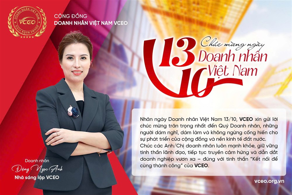 Chúc mừng ngày doanh nhân Việt Nam