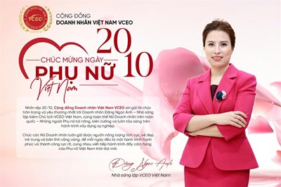 VCEO tri ân và chúc mừng ngày phụ nữ Việt Nam 20/10