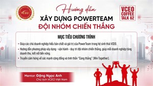 VCEO Coffee talk 62: Hướng dẫn xây dựng Powerteam đội nhóm chiến thắng