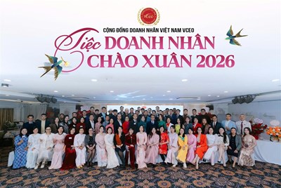 VCEO tổ chức thành công chương trình “Tiệc Doanh nhân Chào Xuân 2026” – Hành trình kết nối sức mạnh doanh nhân Việt