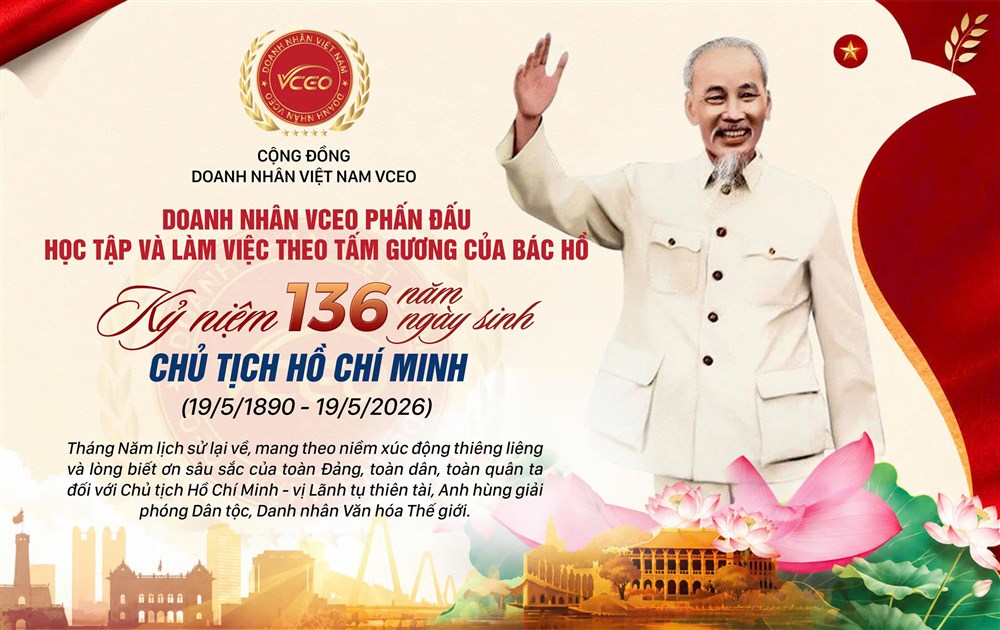 Kỷ niệm 136 năm ngày sinh Chủ Tịch Hồ Chí Minh 