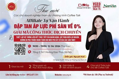 VCEO Coffee talk 75: Affiliate Tự Vận Hành - Đập Tan Áp Lực Phí Sàn về 0%