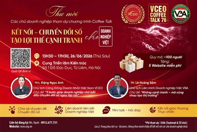 VCEO Coffee Talk 76: Kết nối – Chuyển đổi số tạo lợi thế cạnh tranh cho doanh nghiệp Việt