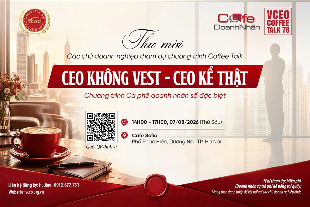 VCEO Coffee Talk 78: CEO không vest – CEO kể thật