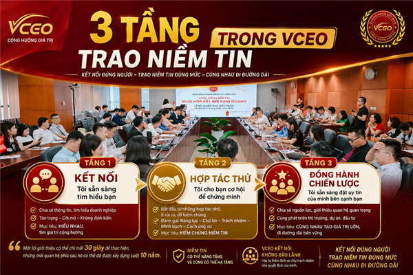 3 Tầng trao niềm tin trong VCEO