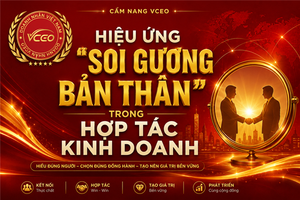 Hiệu ứng "Soi gương bản thân" trong hợp tác kinh doanh