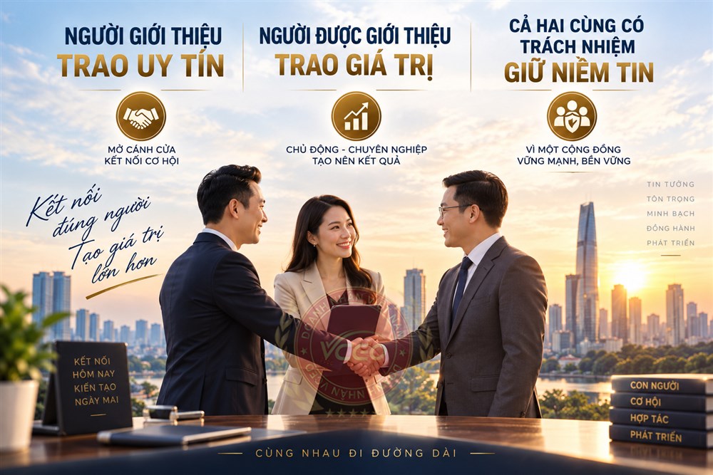 Nguyên tắc giới thiệu mối quan hệ trong VCEO