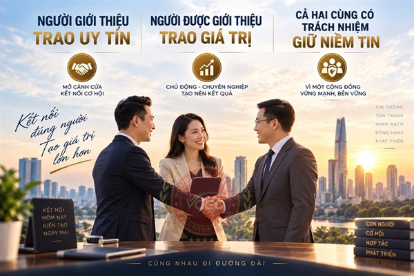 Nguyên tắc giới thiệu mối quan hệ trong VCEO