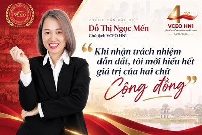 Đỗ Thị Ngọc Mến – Chủ tịch VCEO HN1: “Khi nhận trách nhiệm dẫn dắt, tôi mới hiểu hết giá trị của hai chữ Cộng đồng”