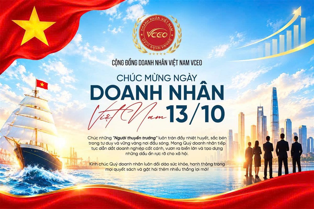 Chúc mừng ngày Doanh Nhân Việt Nam 13/10