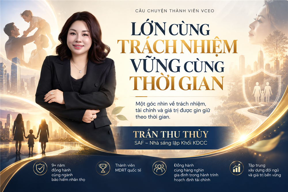 Doanh nhân Trần Thu Thủy: Lớn cùng trách nhiệm, vững cùng thời gian