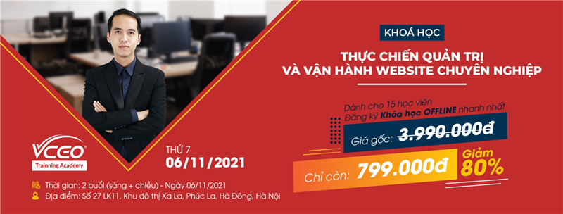 Thực chiến quản trị và vận hành website chuyên nghiệp